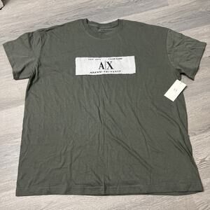 Armani Exchange T-shirt Color Green Men's Size XXL NWT